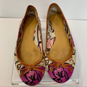 Coach Darling Poppy Print Ballet Flat size 8.5